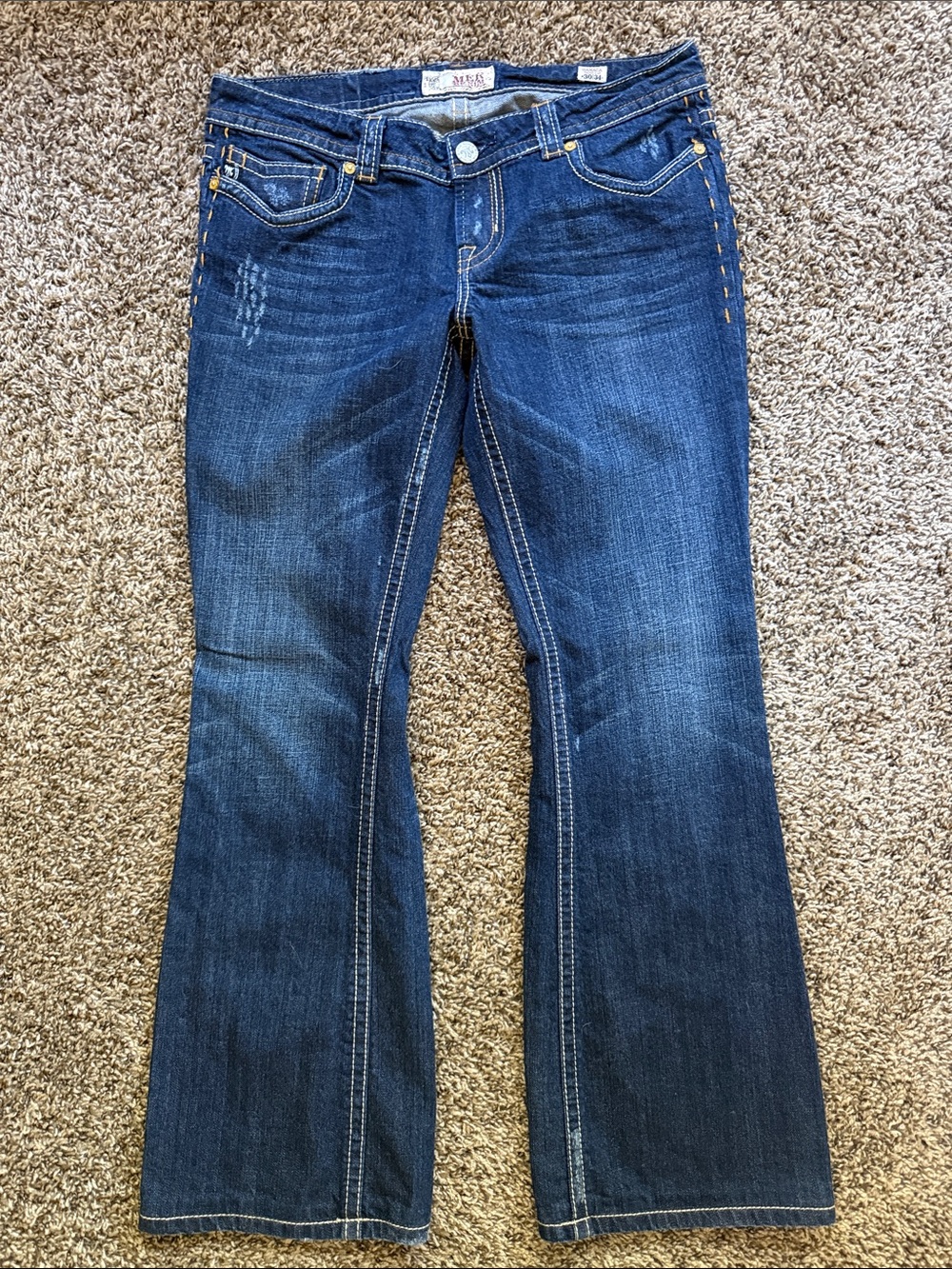 MEK Y2K Low Rise Bootcut Jeans NWOT